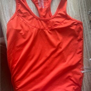 Lucky in Love Vibrant Orange Tank